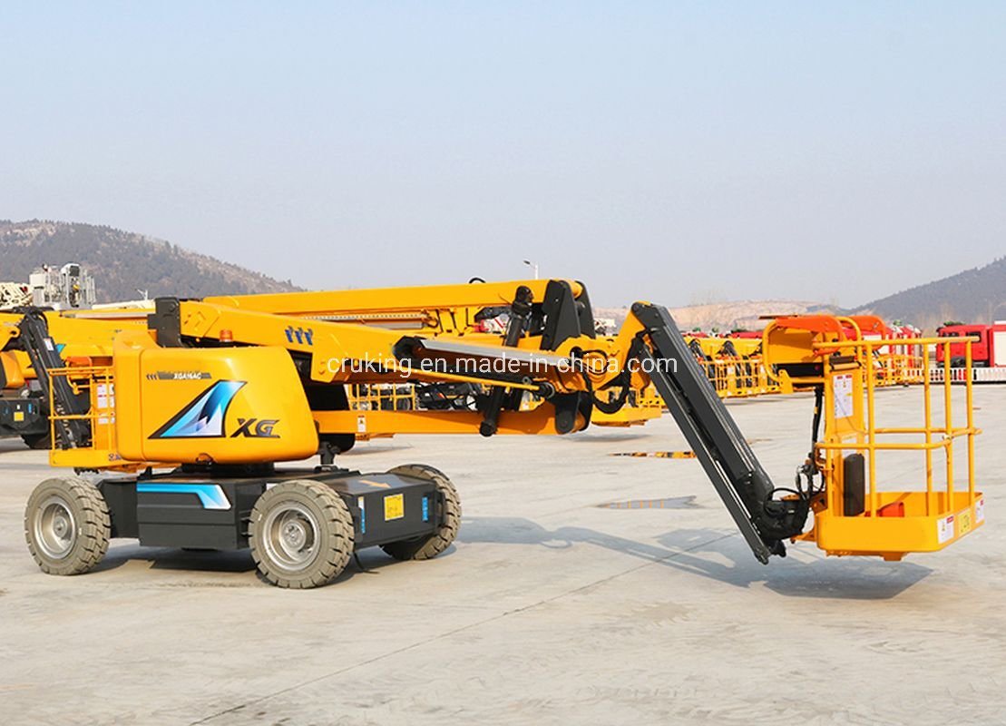 
                A resolução XGA26 China 26m Trabalho aéreo lança articulada plataforma elevatória para venda
            