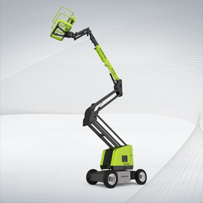 
                Zoomlion 14m 16m Electric Articulating Boom Lifts Za14je
            