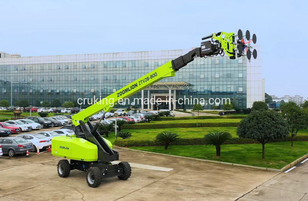 China 
                Zoomlion pluma telescópica de 28 m de elevación de Ztv28-800 vacío Llifts
             proveedor