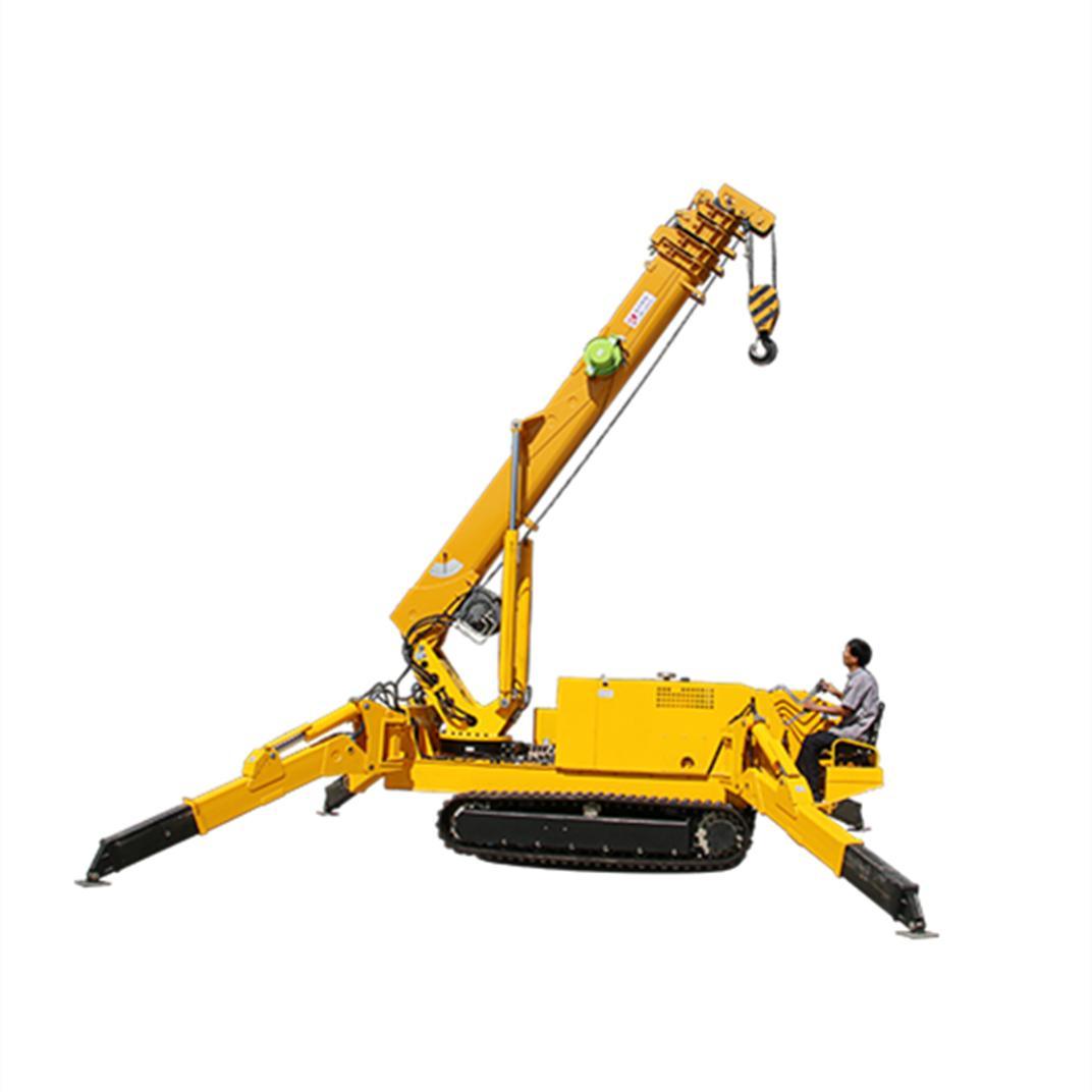 China 
                8 Ton Spider Crane Mobile Type Lifting Machine
             supplier