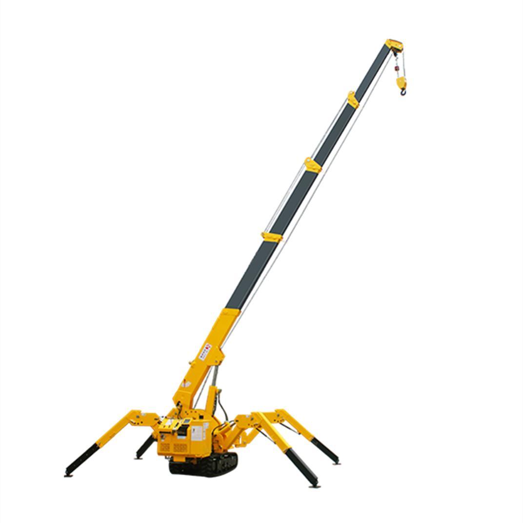 Chinese 3t Mini Mobile Boom Spider Lift Cranes for Building