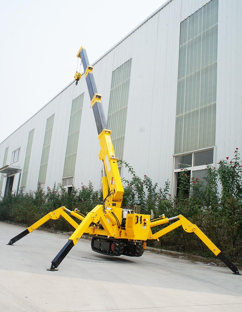 China 
                Spider Crane 8ton Diesel Engine Spider Crawler Crane
             supplier
