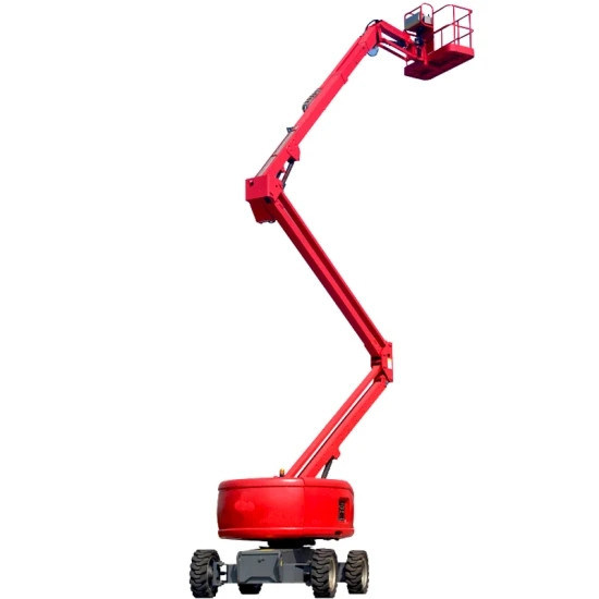 
                10m de la batterie électrique de relevage de flèche antenne hydraulique Cherry Picker pour les ventes
            