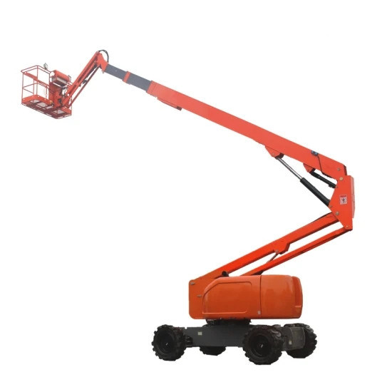 Aerial Work Self-Propelled Compact Articulated Telescopic Boom Lift for Sale 18m Hydraulic Telescopic Boom Lift Prices