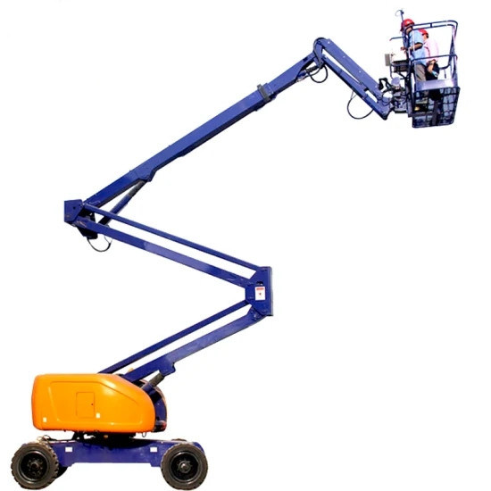 Diesel Powered Crank Arm Aerial Work Platform Truck Articulating Boom Lift Residential Indoor Outdoor Platform