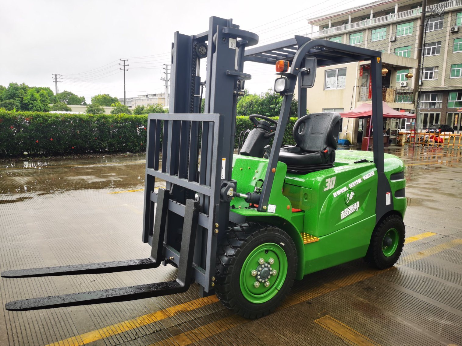 China 
                Forklift Truck 1ton 3 Ton 5 Ton Capacity Electric Forklifts Truck Battery Hydraulic
             supplier
