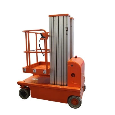 Light Weight Aluminum Man Mast Vertical Lift Table Vertical Aluminum Mast Lift Vertical Aluminum Alloy Electric Lift Ladder