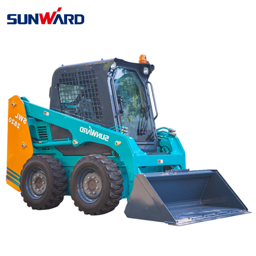 China 
                Sunward China Swl2820 Wheled Skid Steer Loader ミニ積込み装置
             supplier