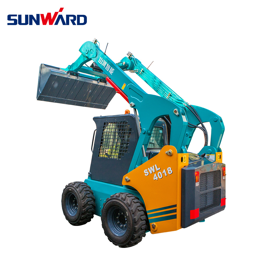China 
                Sunward Swl4018 Wheeled Skid Steer Loader Small Front Lowest Price
             supplier
