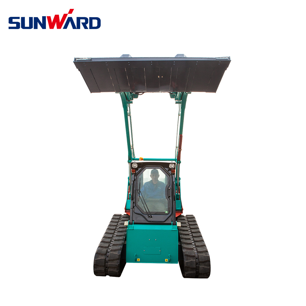 Sunward Swtl4518 Wheeled Skid Steer Loader 1 Ton Wheel with Best Quality