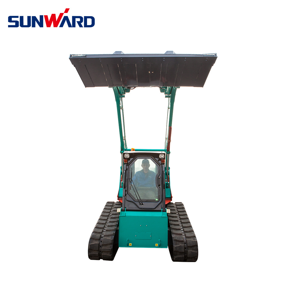 China 
                Sunward Swtl4518 Wheled Skid Steer Loader 4 トンホイール低価格
             supplier