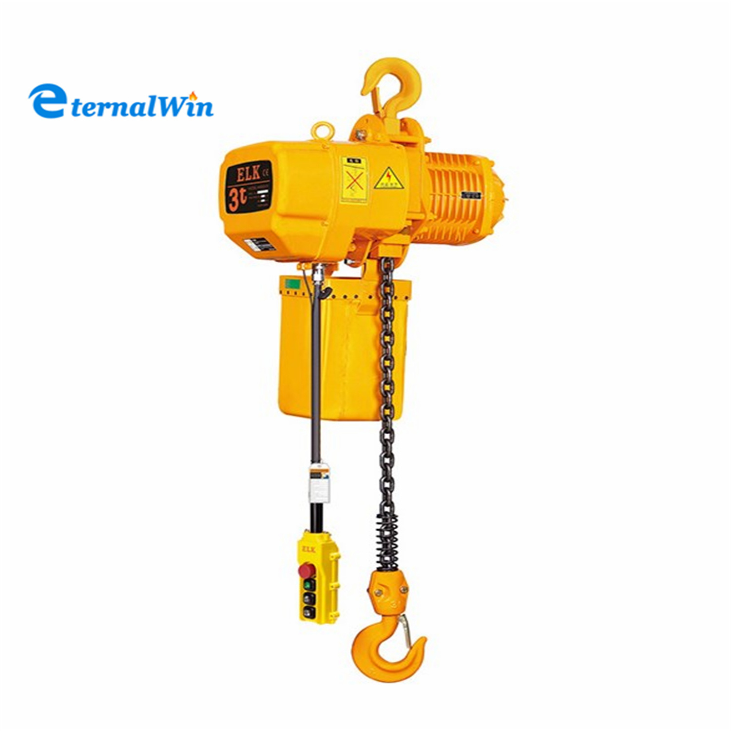 1 Ton 3 Ton 5 Ton Trolley Type Hook Type Electric Chain Hoist with Remote Control