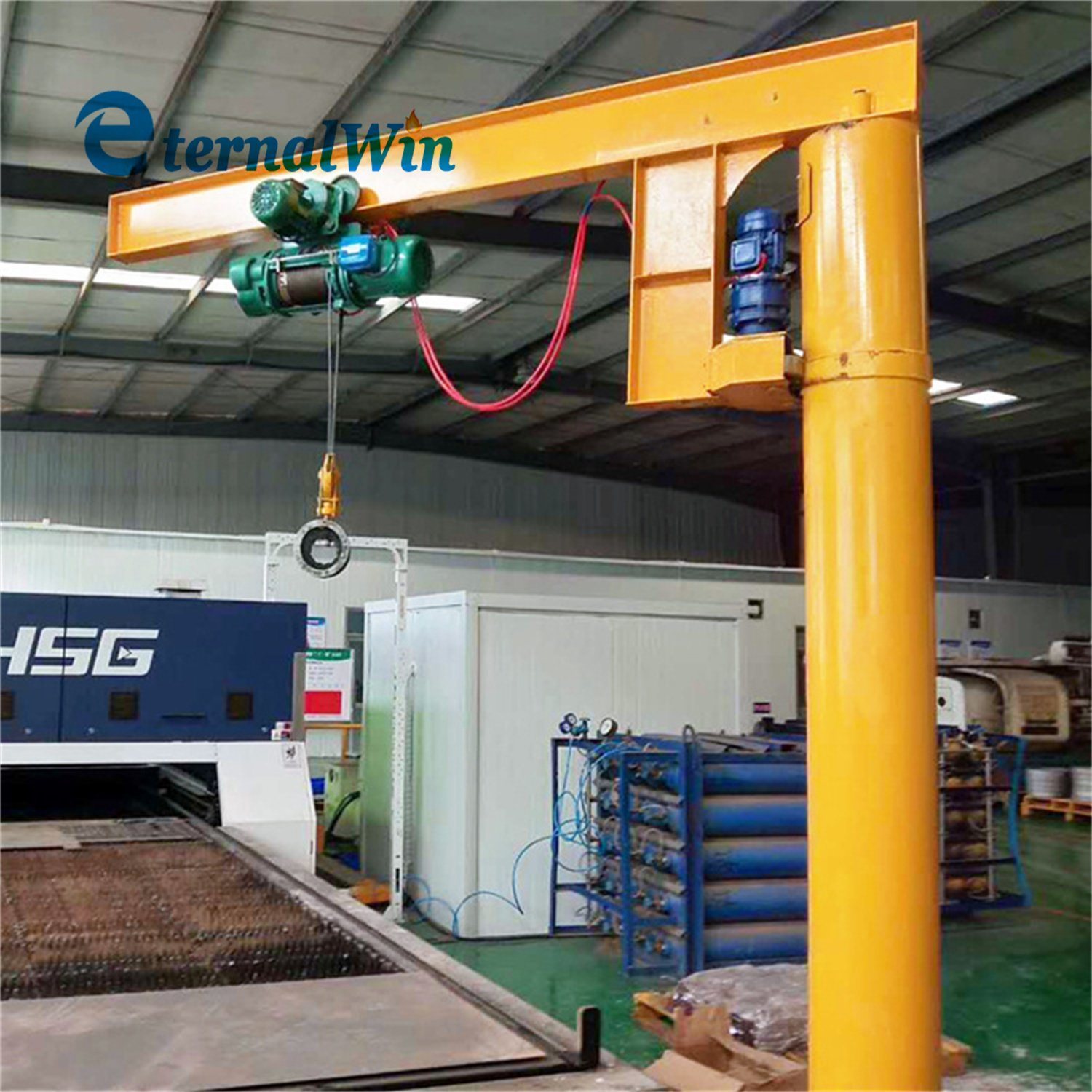 China 
                1 Ton Wall Mounted Jib Crane with Electric Hoist
             supplier