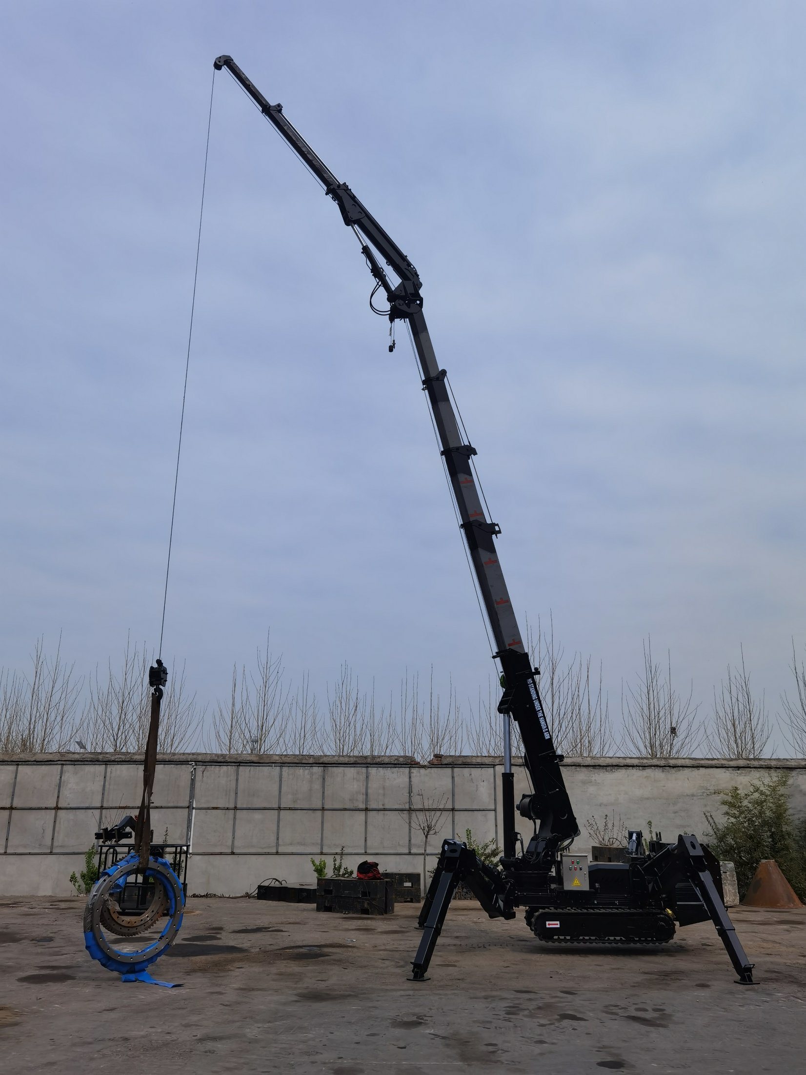 China 
                1 Tonne 2 Tonne 3 Tonne 5 Tonne Mini Crane with Fly Jib and Head for Glazing Robot
             supplier