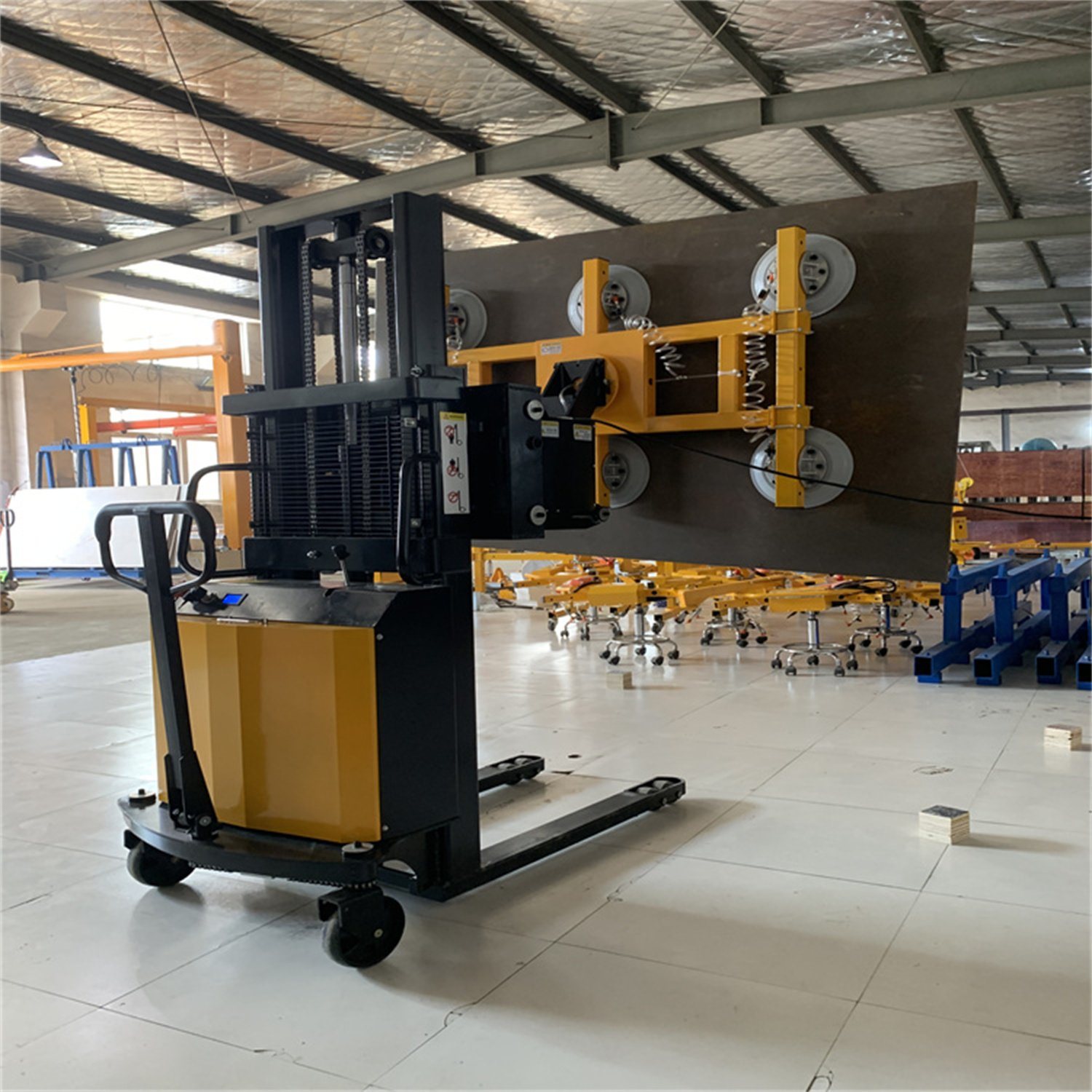 1000 Kg Forklift Glass Vacuum Lifter Elevator