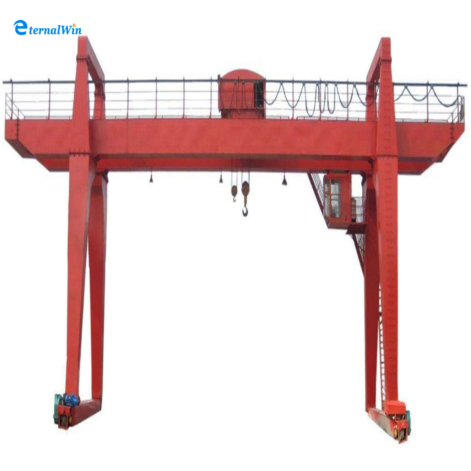 China 
                100ton Electric Heavy Duty General Construction Equipment Outdoor Warehouse Portable Container Quay Double Girder Gantry Crane for Discount Promotional Price
             leverancier