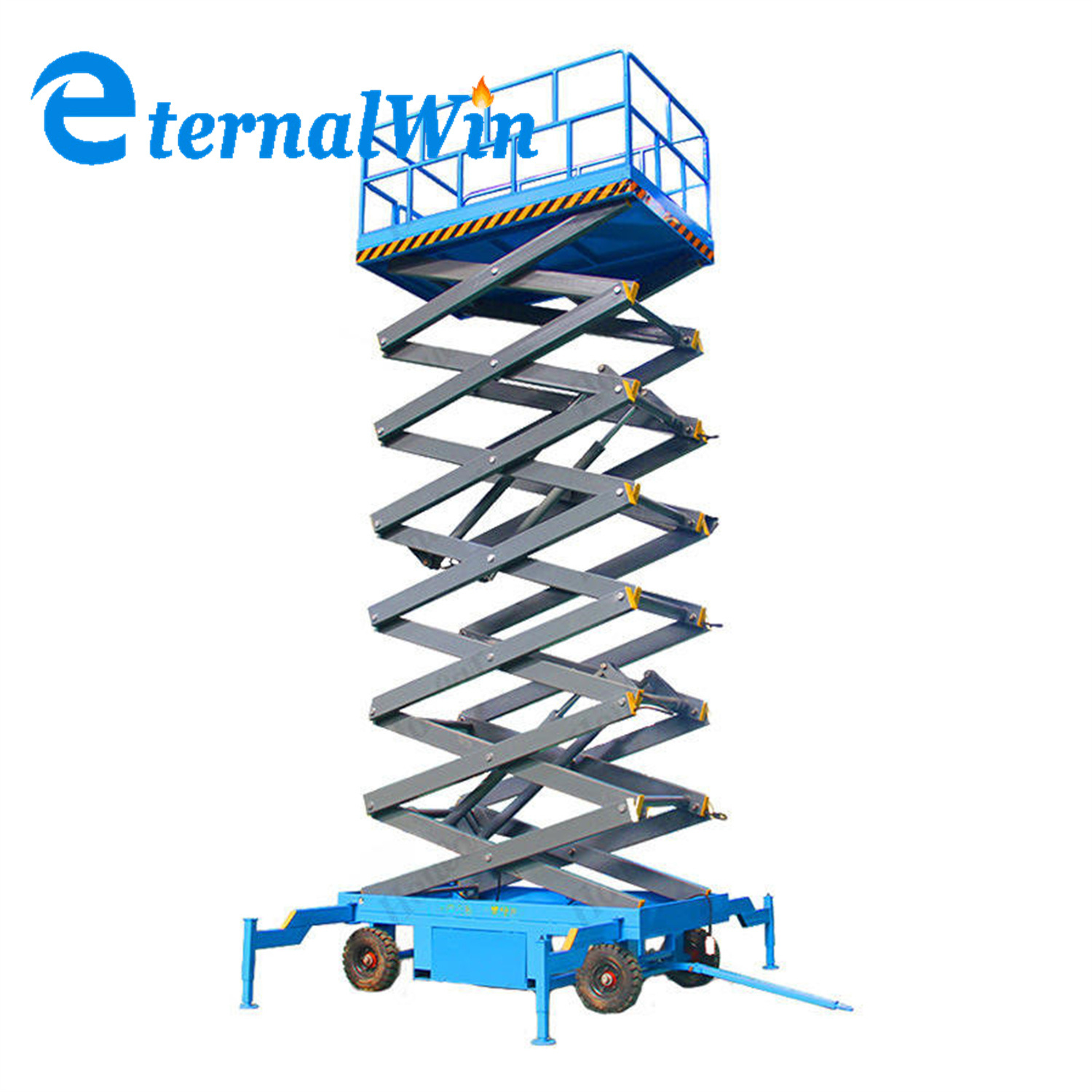 10m Rough Terrain Hydraulic Self Propelled Scissor Lift Track Mobile Work Platform