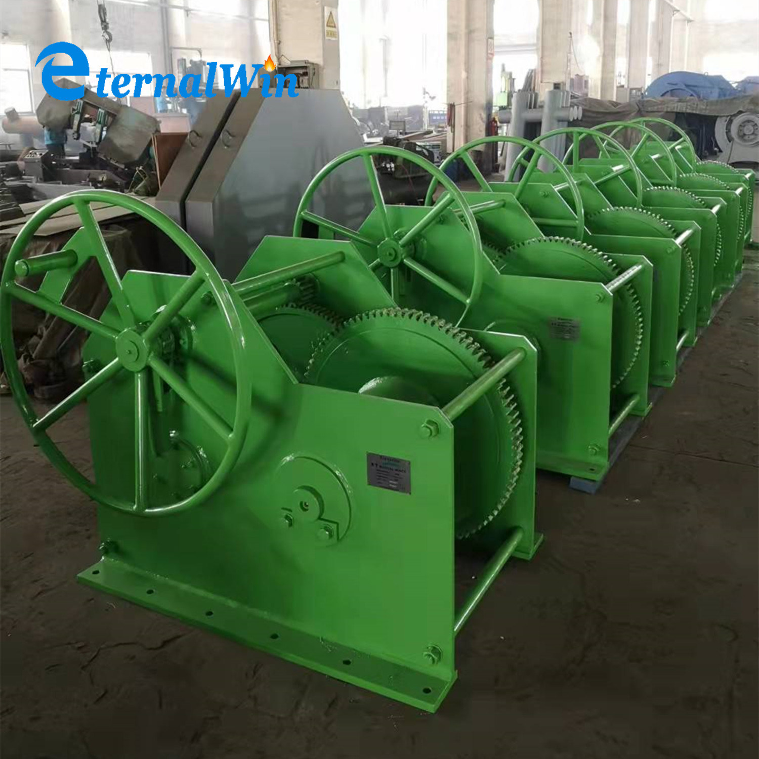 China 
                10ton Dual Gears Steel Polyester Webbing Strap Manual Winch Boat Hand Winch
             supplier