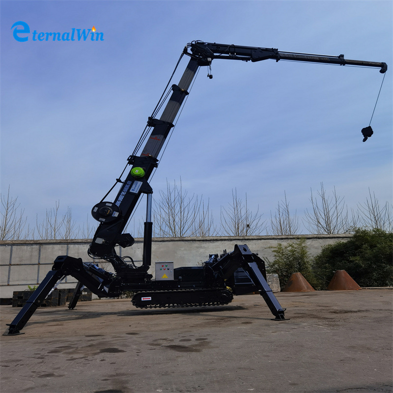 12ton 8ton Mini Crawler Spider Crane for Glass Lift Sucker