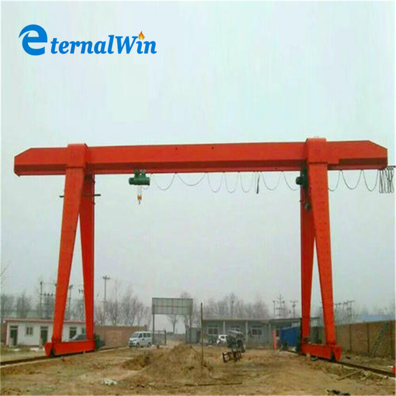 Chine 
                Modèle 16tonne Mh palan électrique poutre de grue à portique Mobile prix unique de porte
             fournisseur