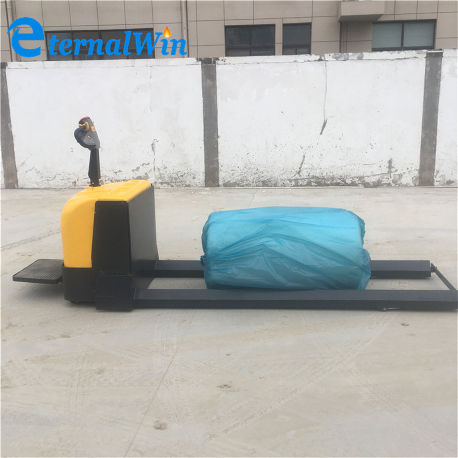 
                1ton./2ton Manual de la mano de la carretilla elevadora Montacarga 3m 4m 5m de alcance apilador apilador eléctrico auto descarga carga eléctrica de elevación de la máquina apiladora
            