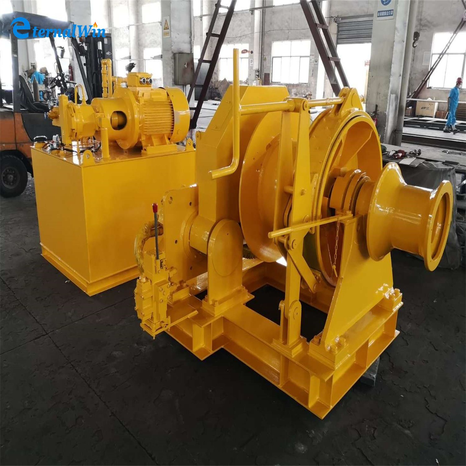 China 
                2-30tons Marine Electric Double Drum Trawl Ship Boat Truck Anchor Hydraulic Winch
             supplier