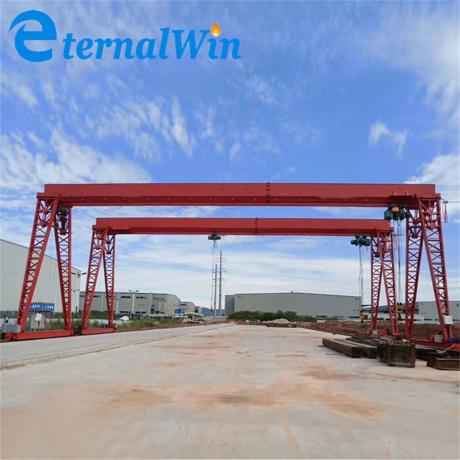 Chine 
                Capacité de 20 tonnes span 12-30 m grue à portique grue à portique poutre unique de la machine
             fournisseur
