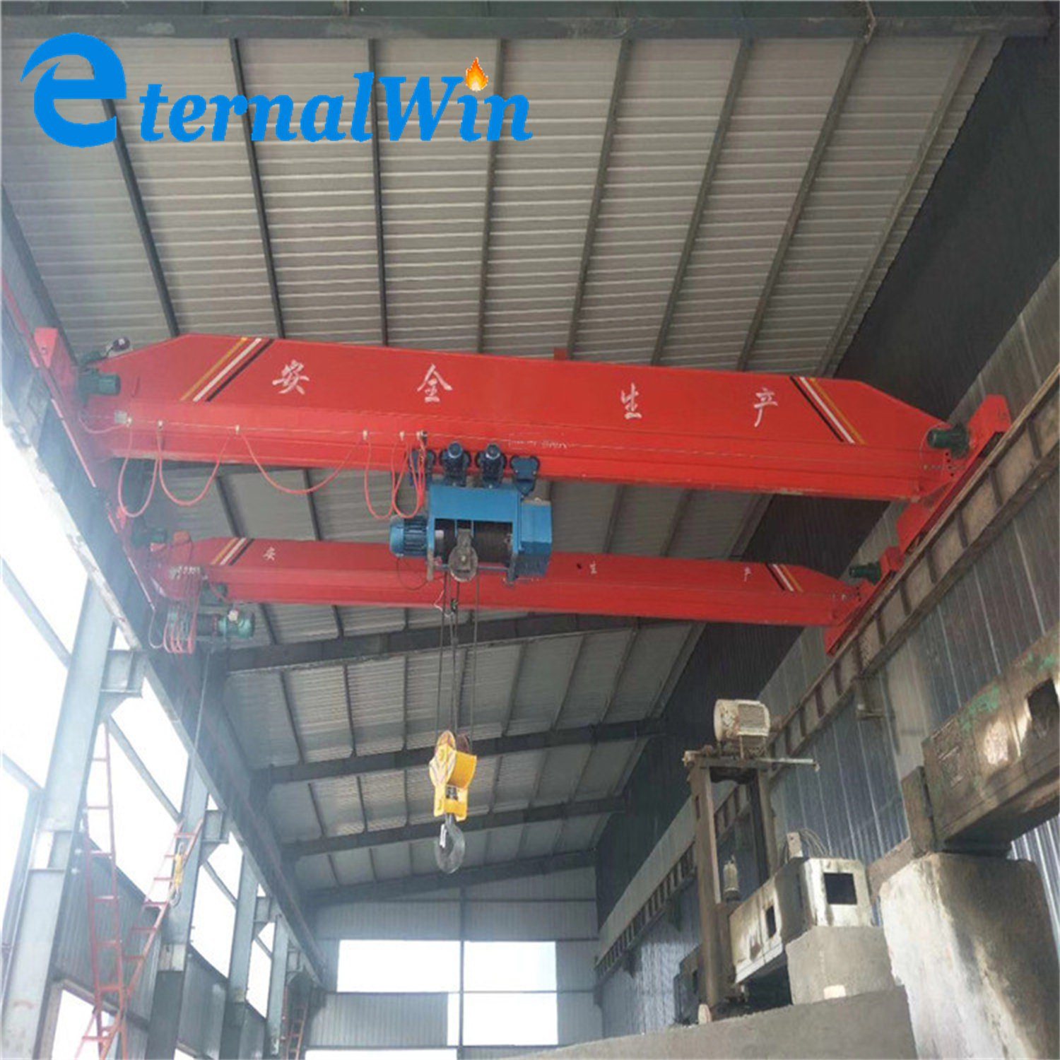 2021 Updated Version 15t CD/MD Speed Single Girder Overhead Crane with CE