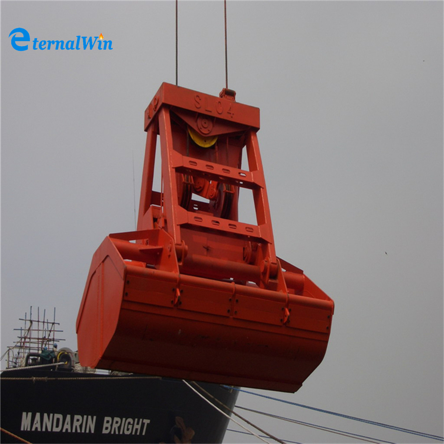 China 
                25t Hydraulic Remote Control Rope Grab Bucket for Bulk Cargo
             supplier