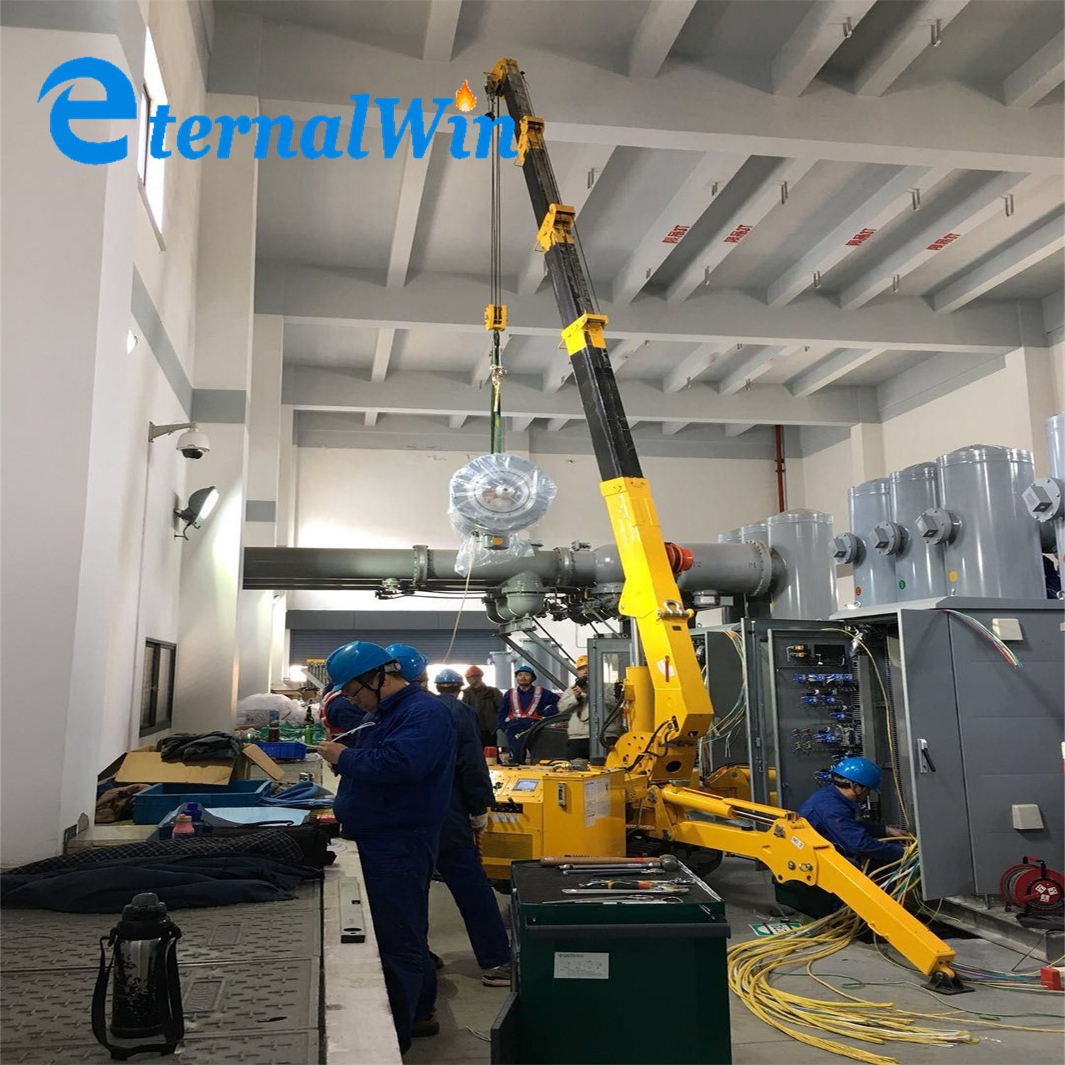 
                3 5 8 Tons New Spider Mini Crawler Crane with CE Mobile Crane Telescopic Boom Easy to Operate
            