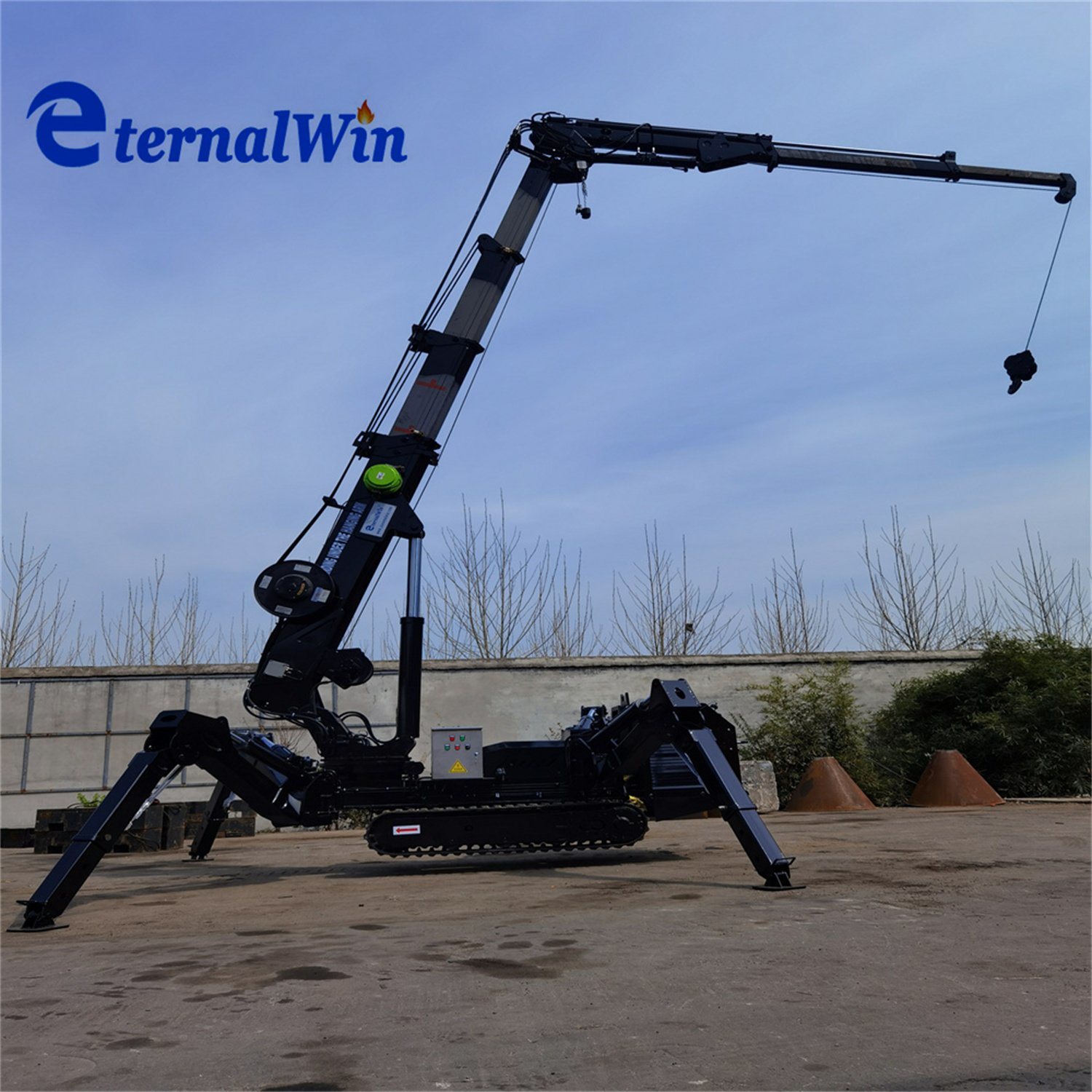 
                3 Ton 5 Ton 8 Ton 12 Ton CE-Zertifikat SGS Zertifikat Spider Crane Double Power Spider Crawler Crane
            