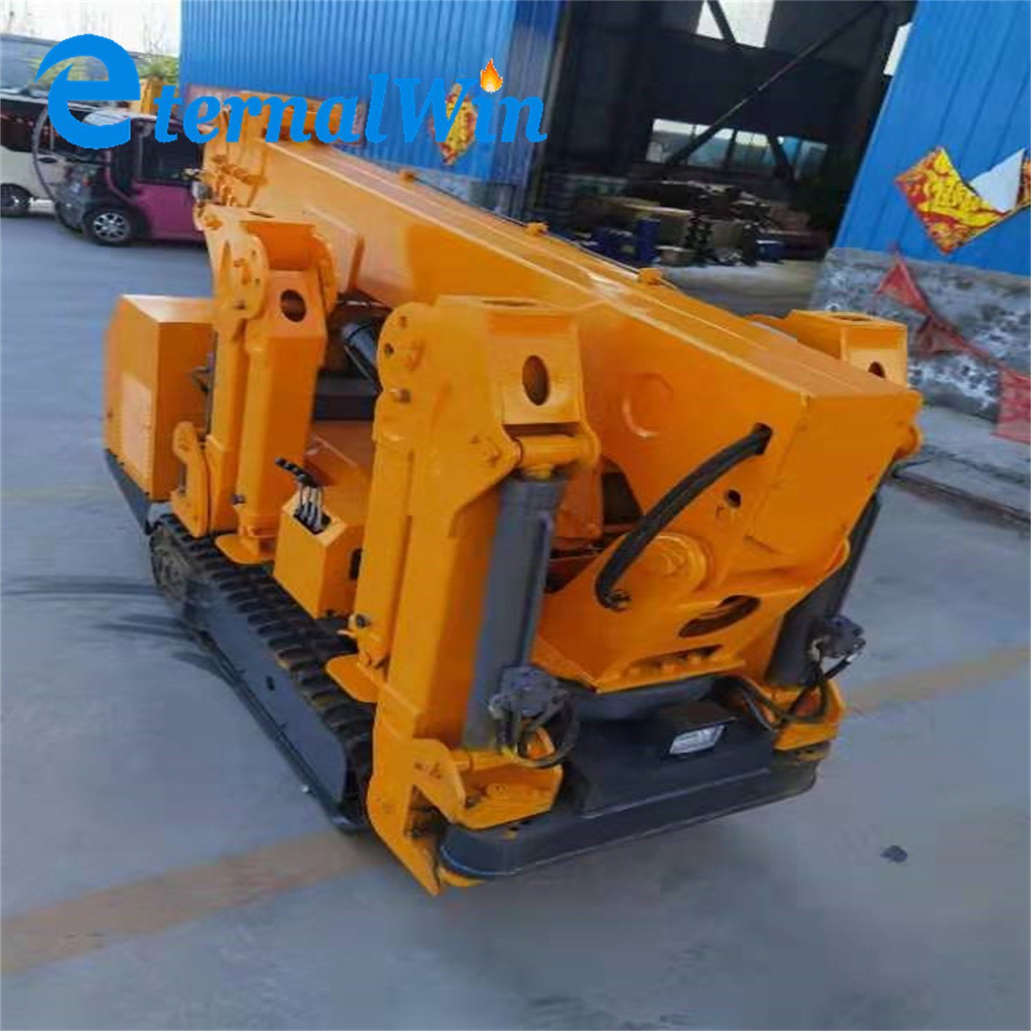 Cina 
                3 Ton 5 Ton Mini braccio telescopico Cru cingolato Cina Nuovissimo Mini Spider Crane Prezzo
             fornitore