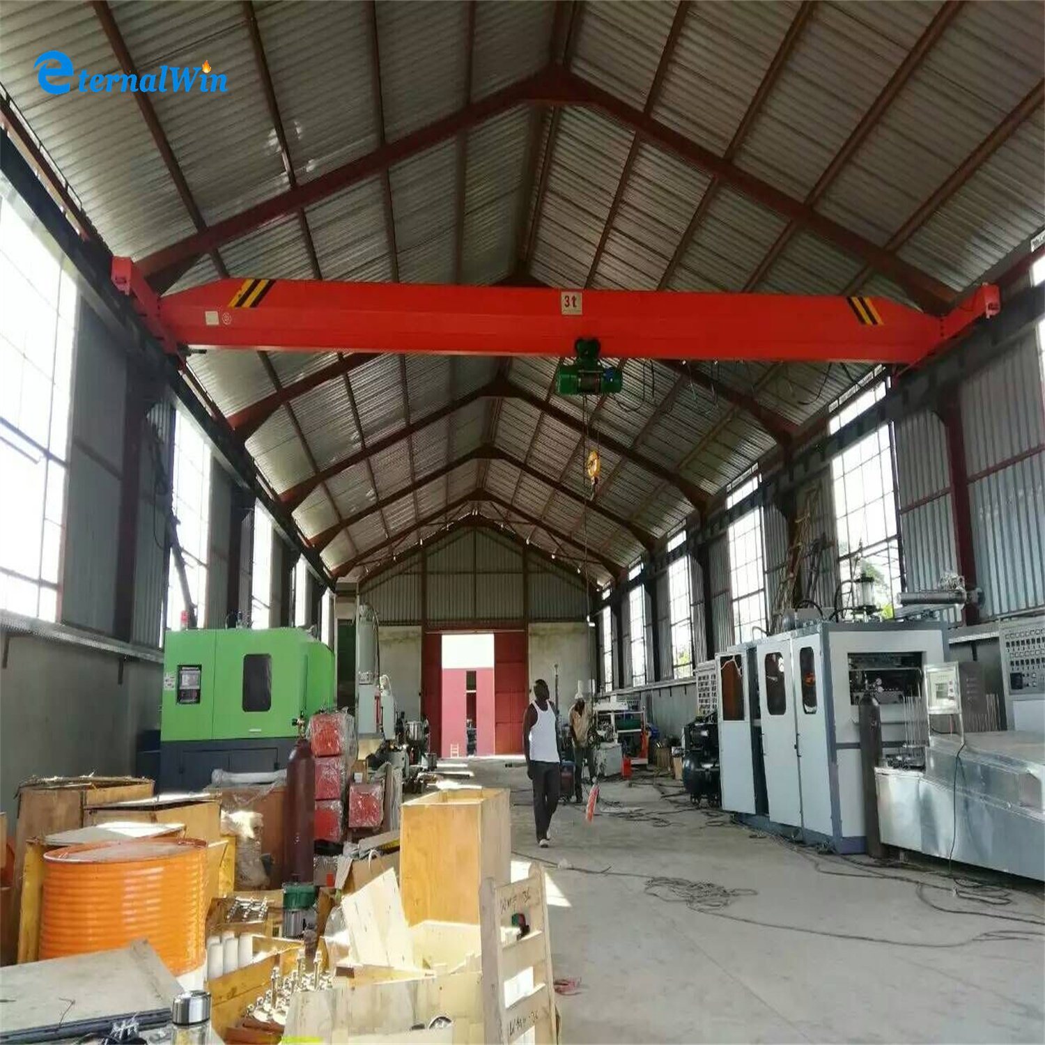 
                3 Ton Free Standing Bridge Crane for Indoor Workshop
            