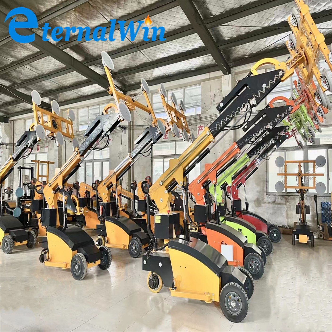 300-800kg Suction Cup Glass Vacuum Lifter Glass Installation Robot Lifter