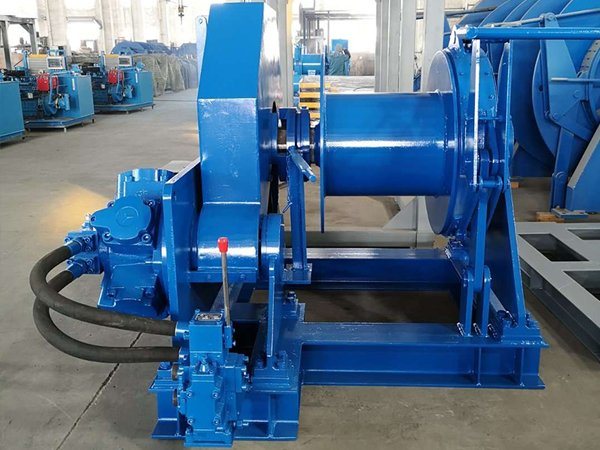 35kn Traction Force Electric-Hydraulic Winch with High-Speed Tensioning Device