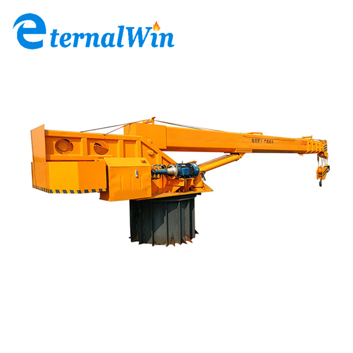 360 Degrees Rotary Range Wire Luffing Marine Deck Ship Crane Straight Ship Marine Deck Hydraulic Knuckle Telescopic Boom Crane