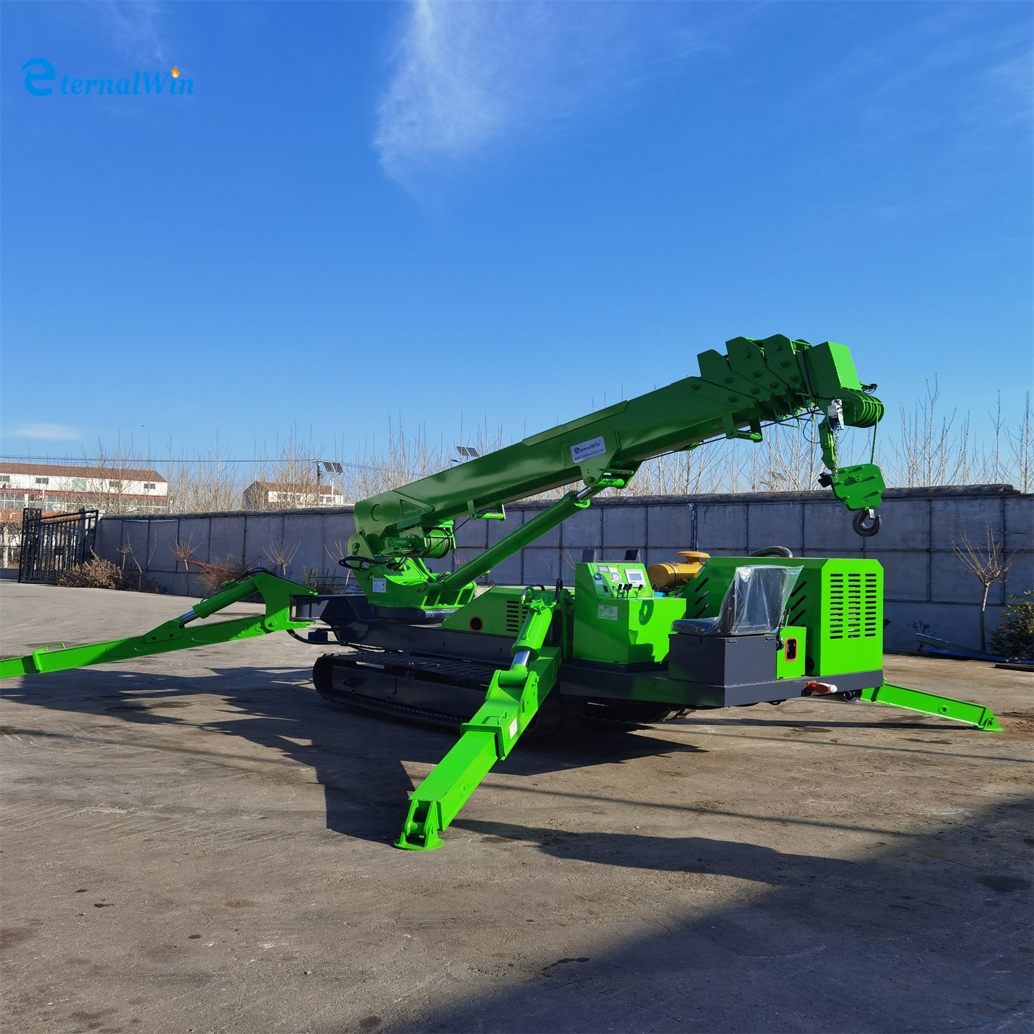 China 
                380V Foldable Super Mini Spider Hydraulic Telescopic Boom Crawler Crane Supplies
             fornecedor