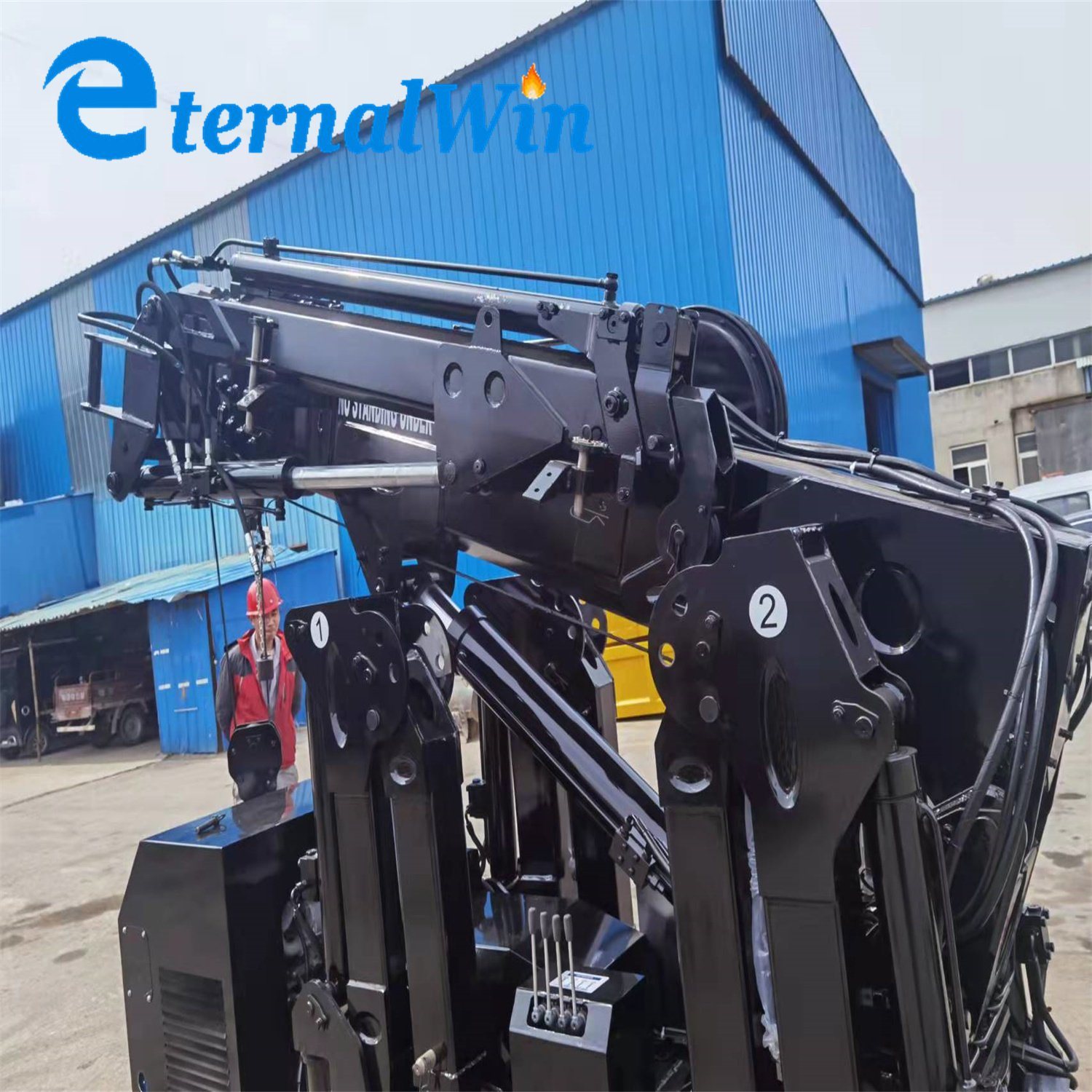 China 
                3ton 5 ton elektrische benzine-Spider Crane met veiligheid Koppelbegrenzer
             leverancier