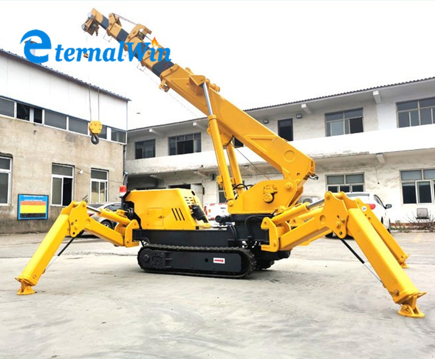 3ton Mini Crawler Spider Crane for Glass Lift