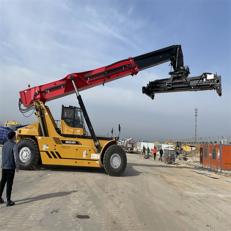 45 Ton Heavy-Duty Container Reach Stacker Lifting Spreader Reach Stacker Price