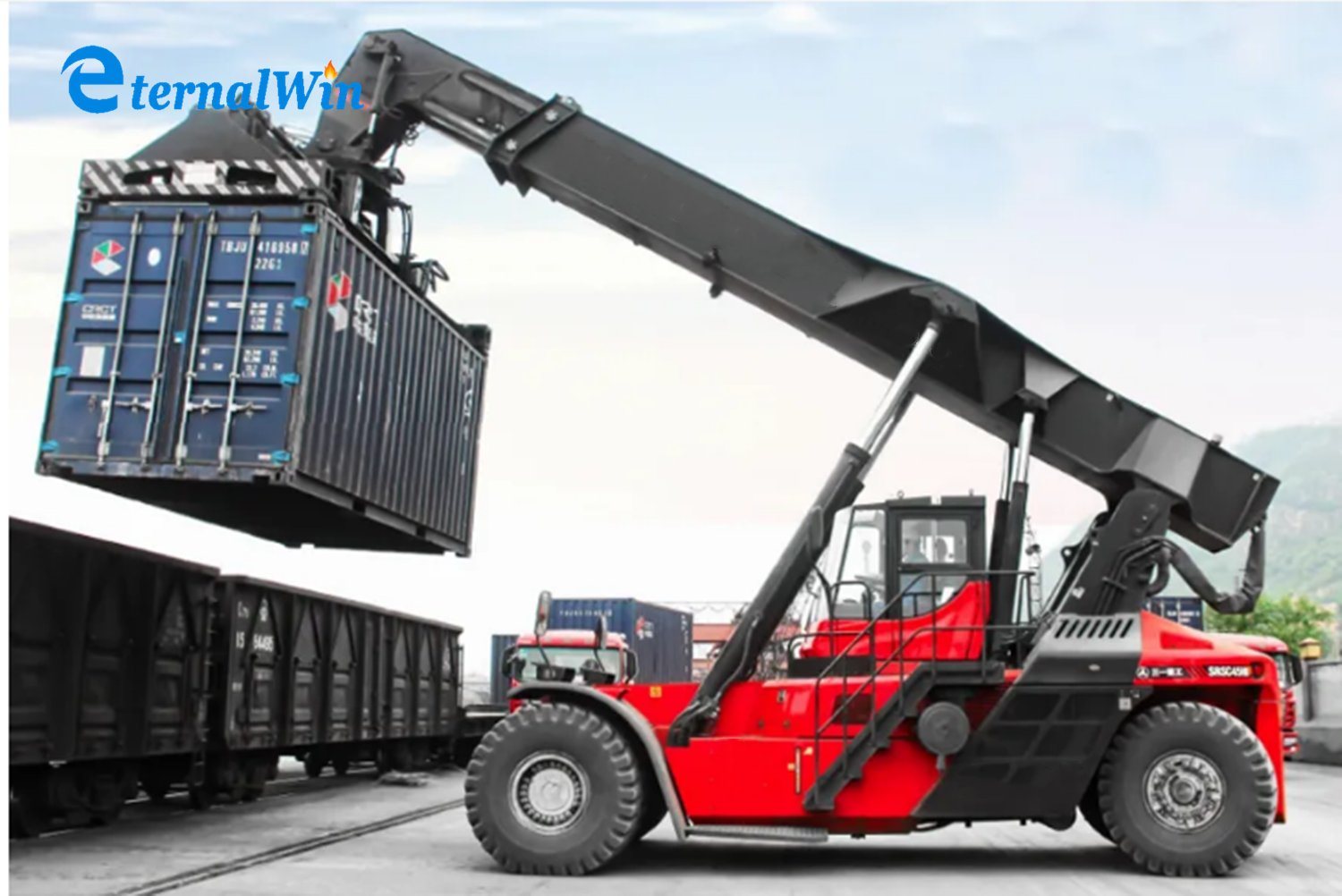 45ton Container Lifting Machine Mobile Container Lift Crane for Sale