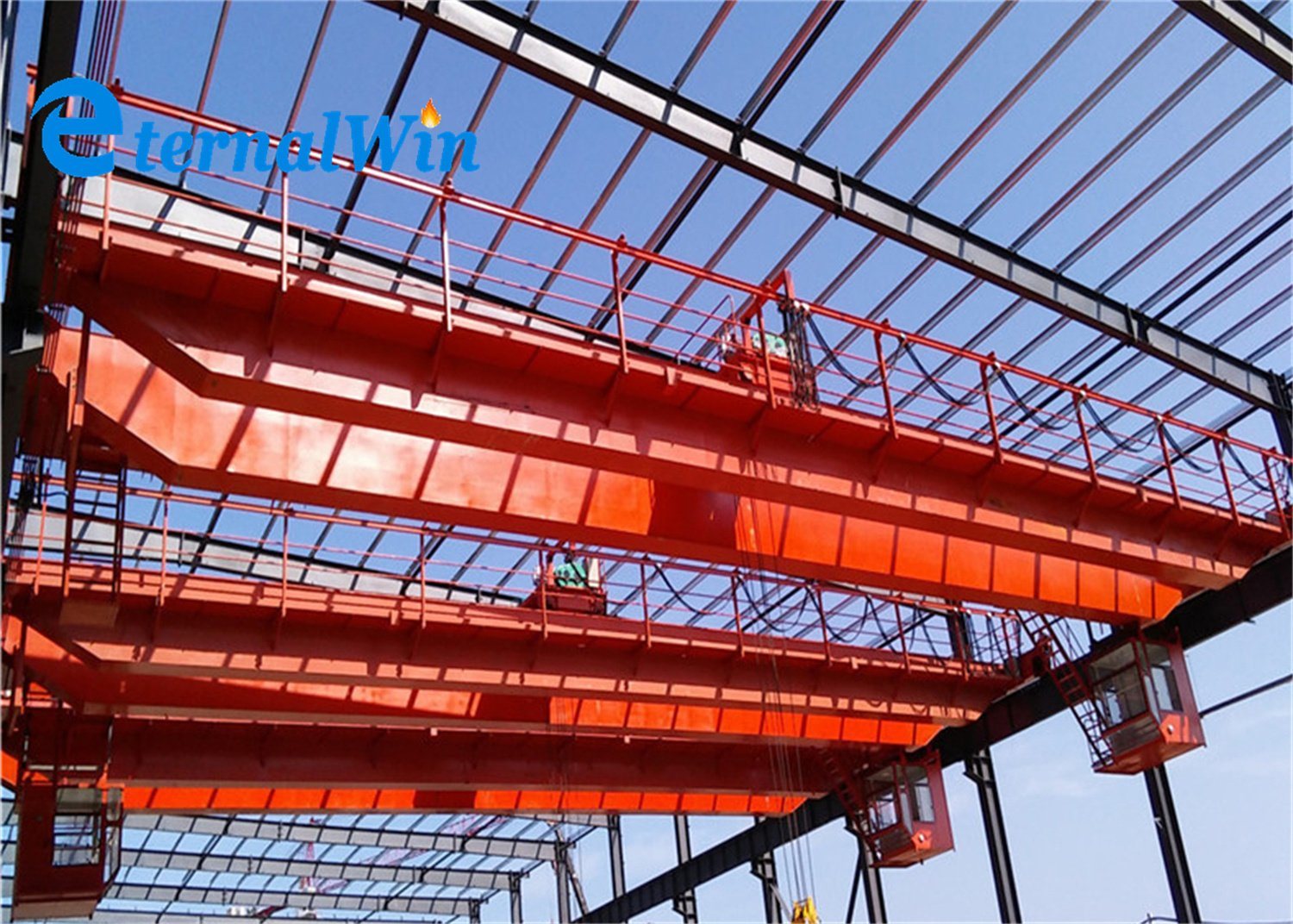 China 
                5 ton 10 ton 20 ton 30 ton Electric Double De bovenloopkraan van de balg-overhead-brug
             leverancier
