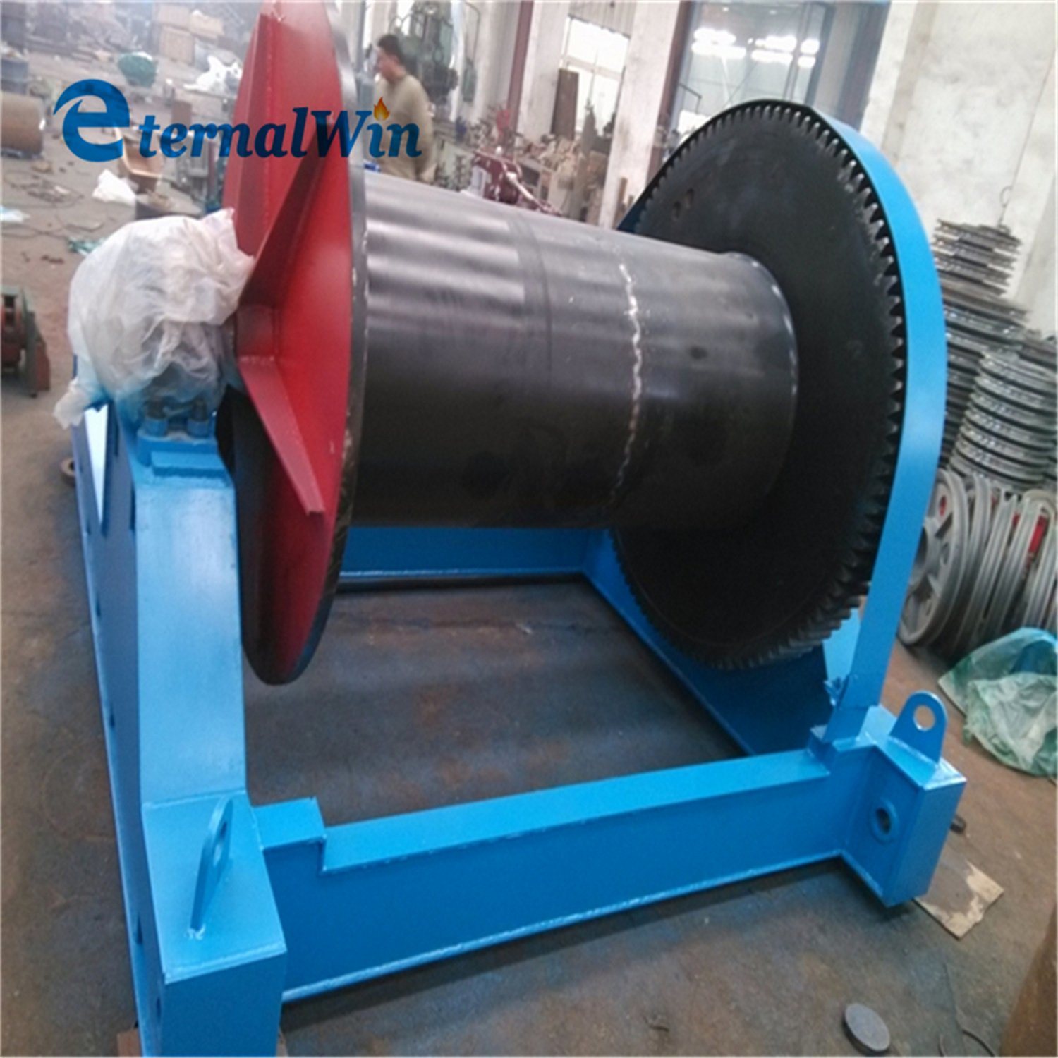 5 Ton 10 Tons 15 Tons 20tons Barge Electric/ Diesel Engine Powered Winch with Wire Rope