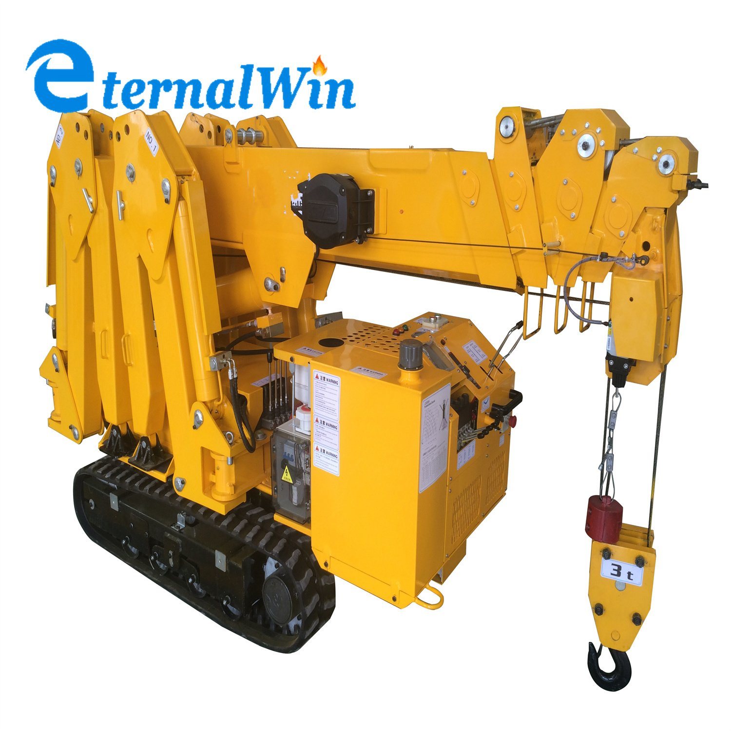 5 Ton Mini Mobile Crane China New Telescopic Boom Spider Crane for Sale