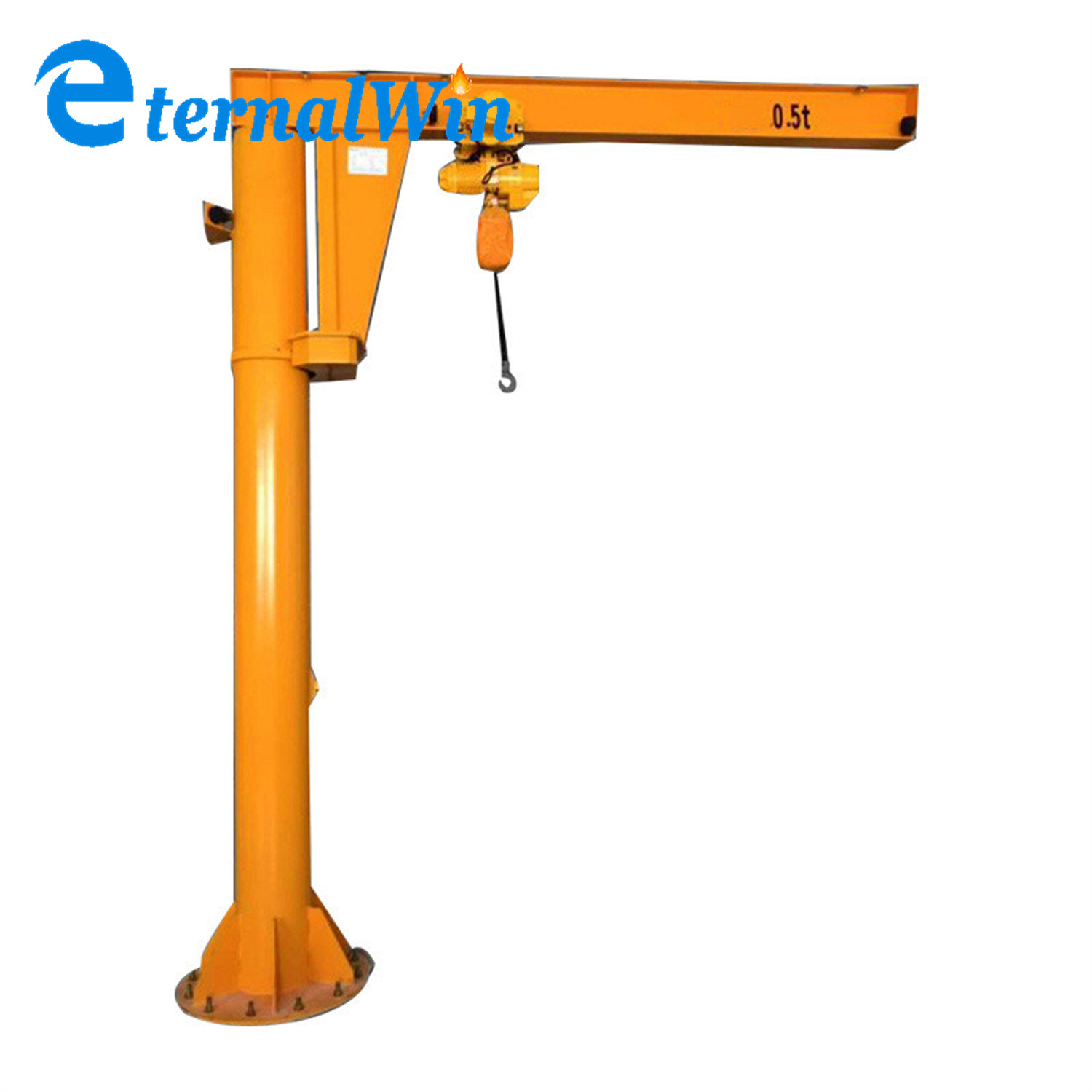 
                5 ton-pilaar Hoist kleine Jib kraan 360 graden Cantilever Kraan te koop
            