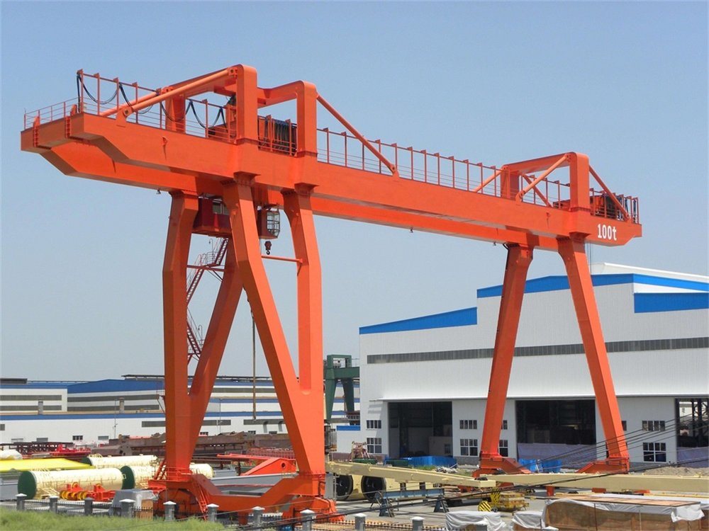 50t Portal Gantry Double Beam Stepless Speed Pendent Control