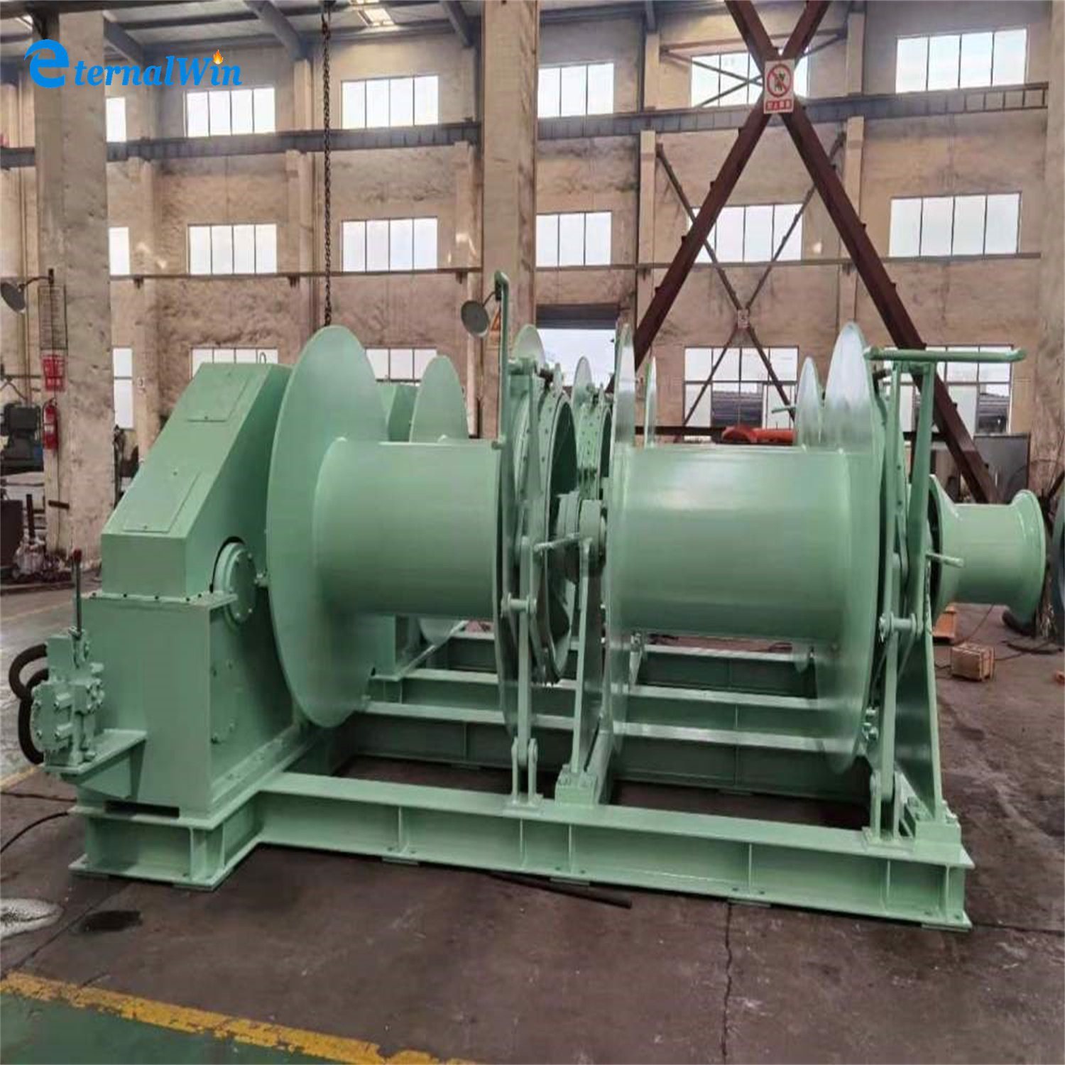 50ton Marine Frequency Converter Electric Hydraulic Winch Pull Boat Winch for Pulling Ship