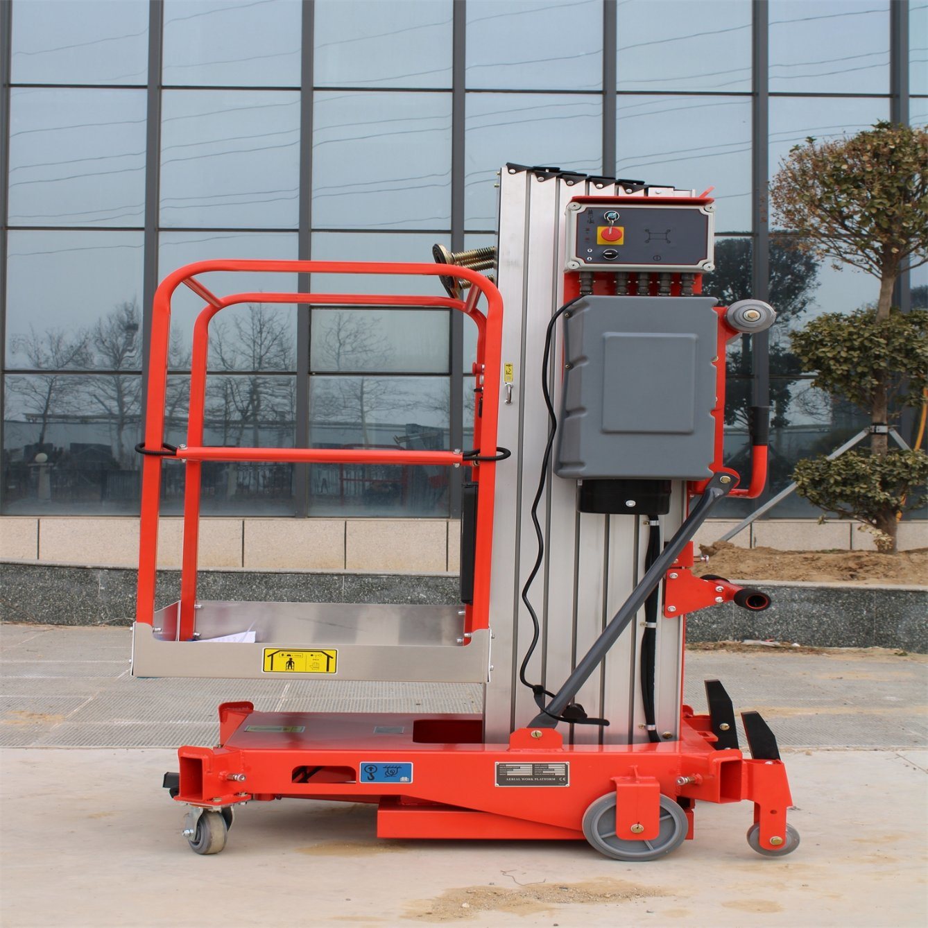 6 Meters 8 Meters Double-Barrel Telescopic Aerial Work Platform