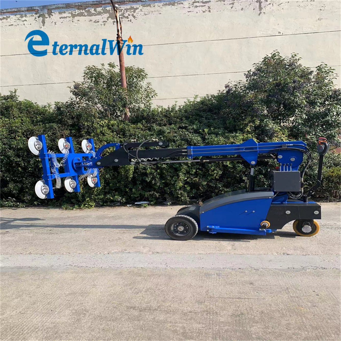 600kg Rated Load Capacity Electric Drive Hand Trolley Vacuum Lift for Glass