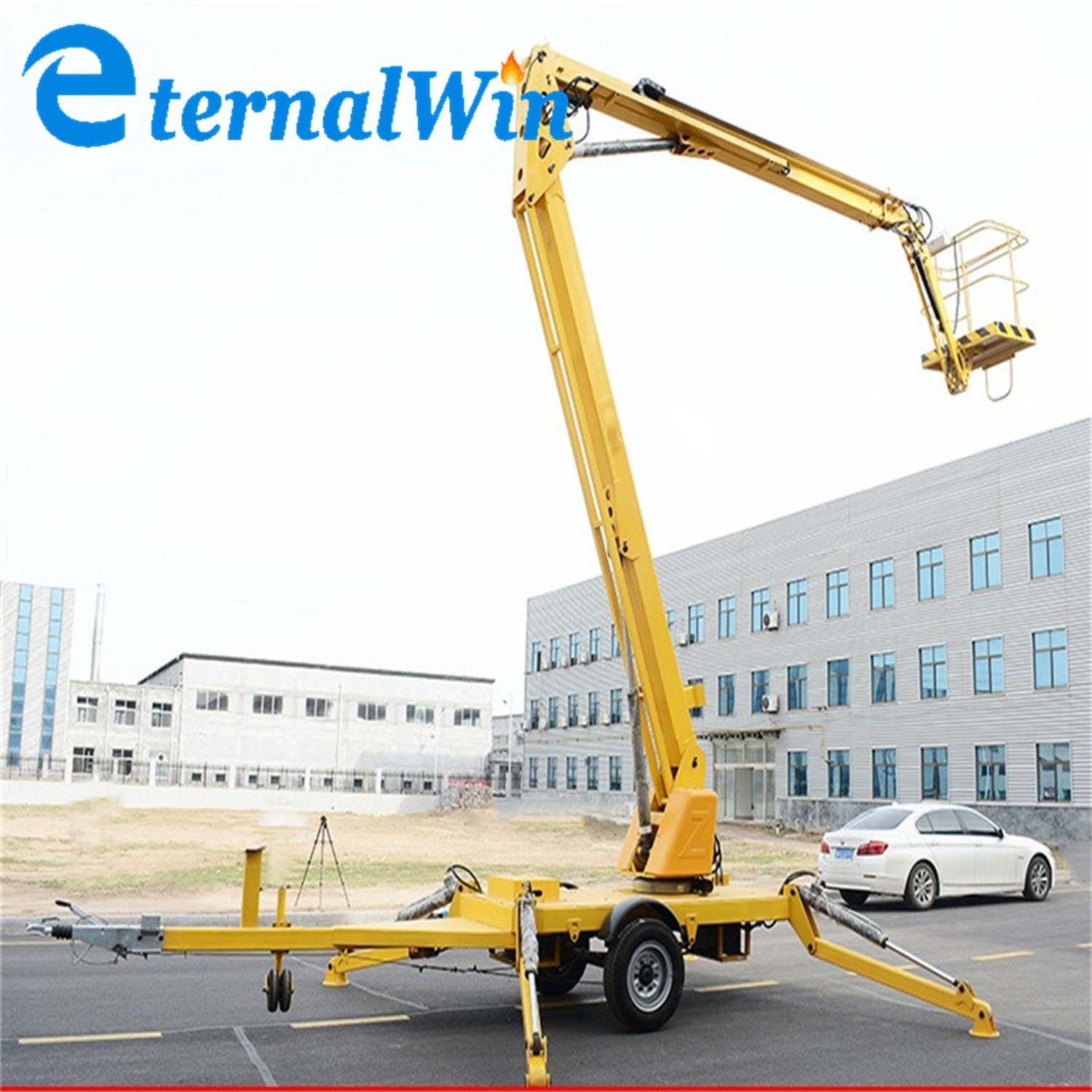 72FT 200kg AC Power Trailer Hydraulic Electric Portable Mini Man Lift for Sale